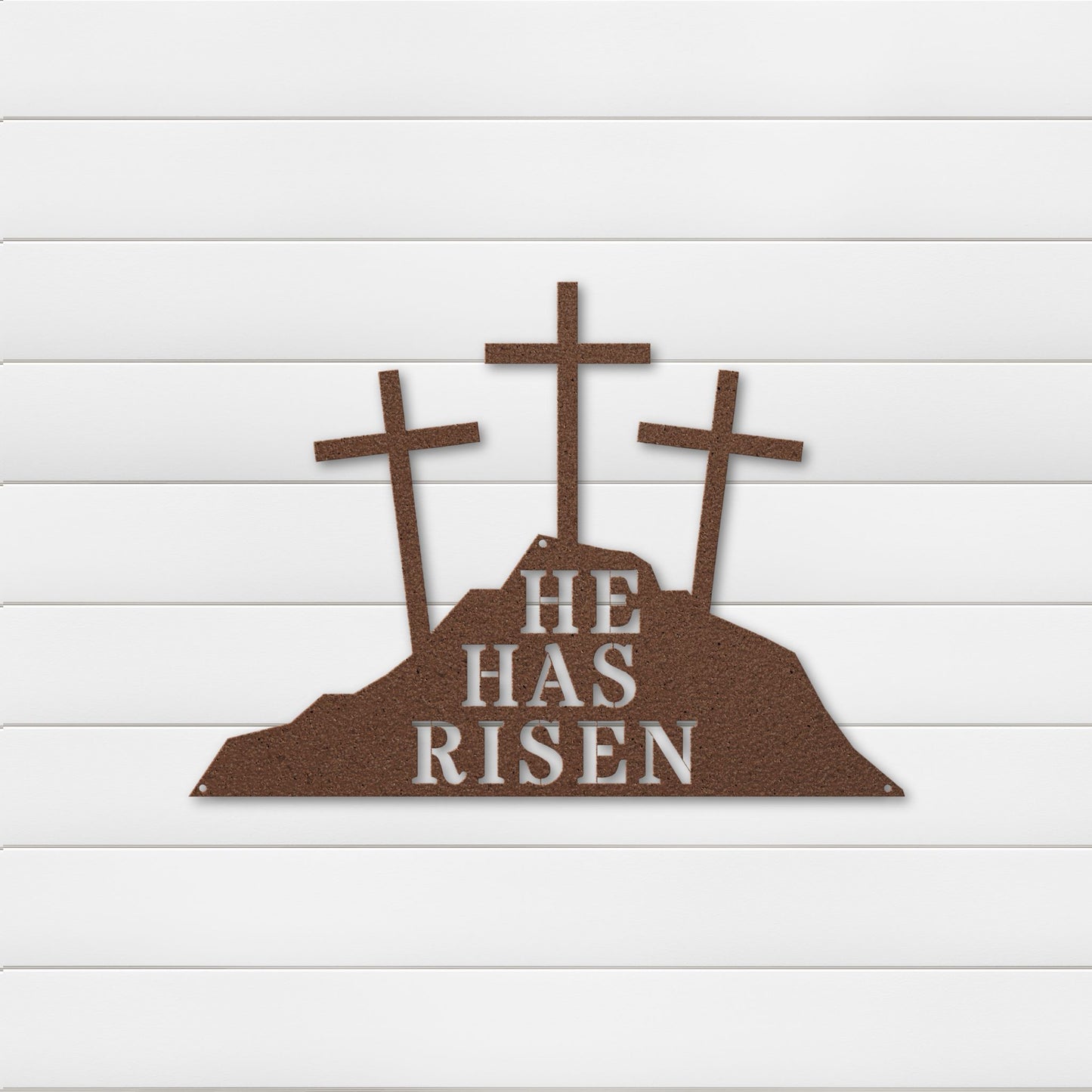 He Has Risen Metal Wall Art