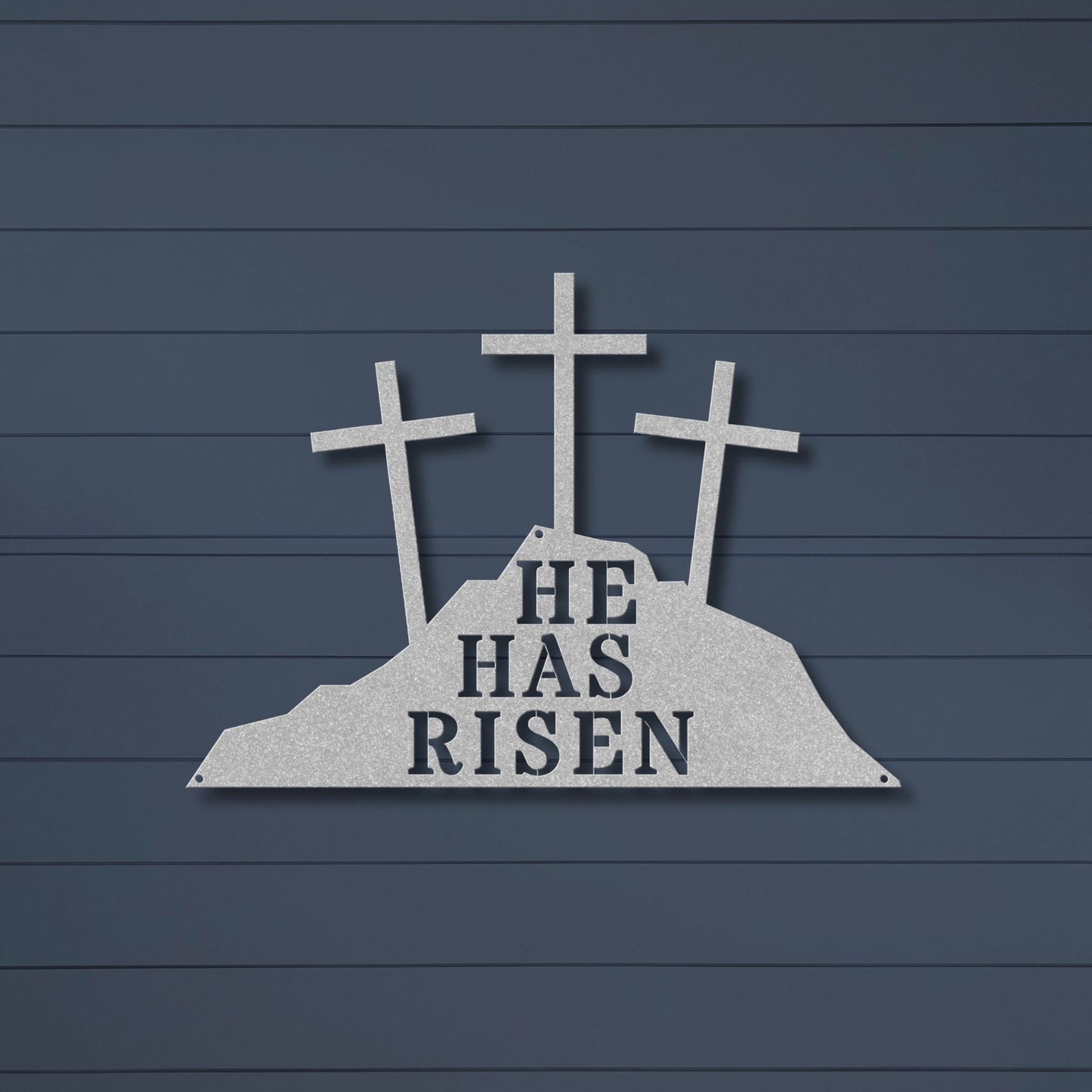 He Has Risen Metal Wall Art